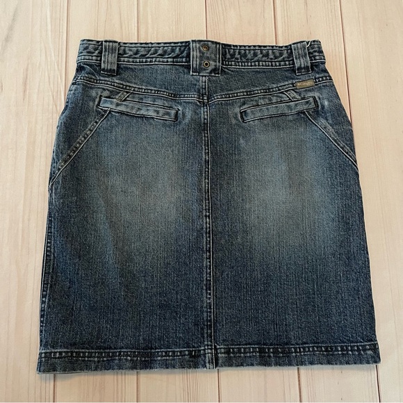 y2k Columbia XCO Denim Skirt Women’s 6 Blue Outdoor Hiking Cabin Classic Active - Picture 7 of 15